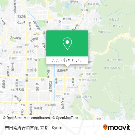 吉田南総合図書館地図