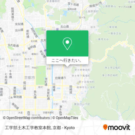 工学部土木工学教室本館地図