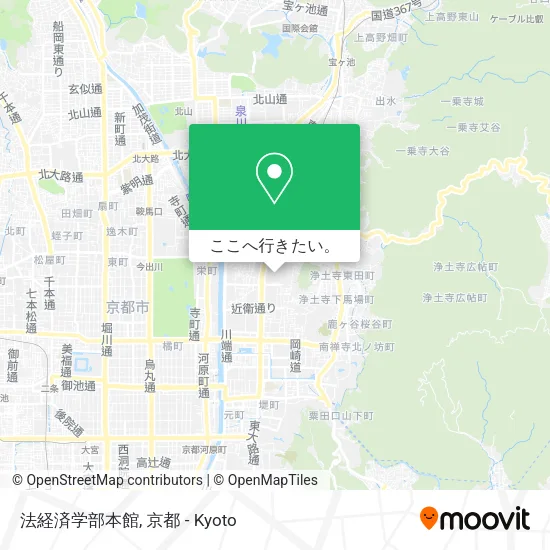 法経済学部本館地図