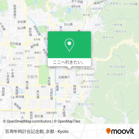 百周年時計台記念館地図