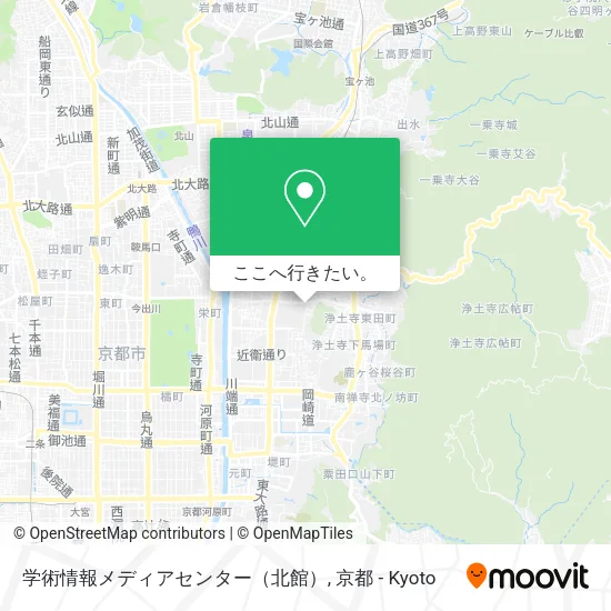 学術情報メディアセンター（北館）地図