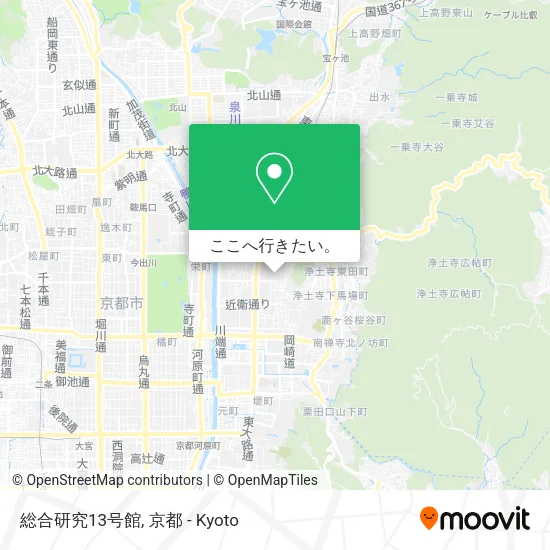 総合研究13号館地図