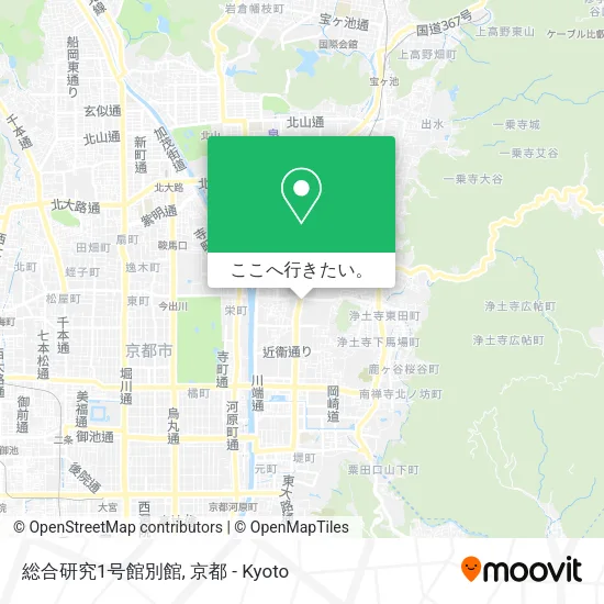 総合研究1号館別館地図