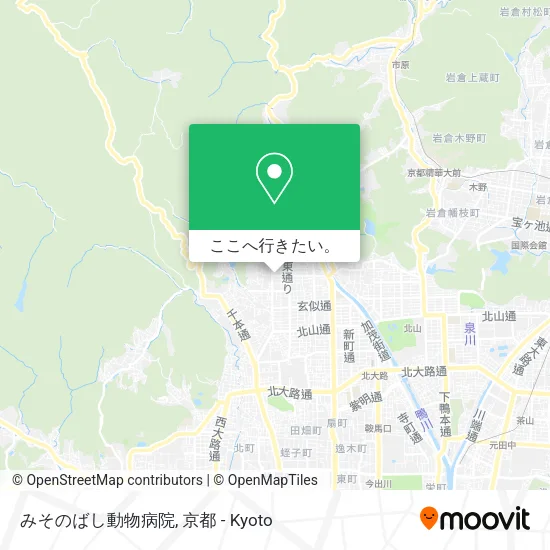 みそのばし動物病院地図