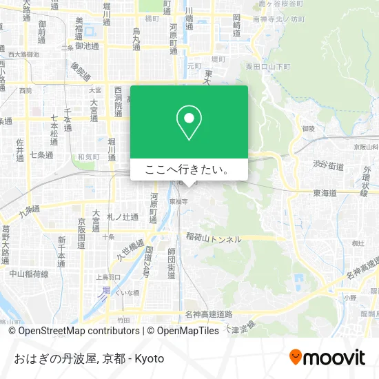おはぎの丹波屋地図