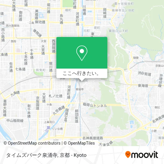 タイムズパーク泉涌寺地図