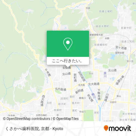 くさかべ歯科医院地図