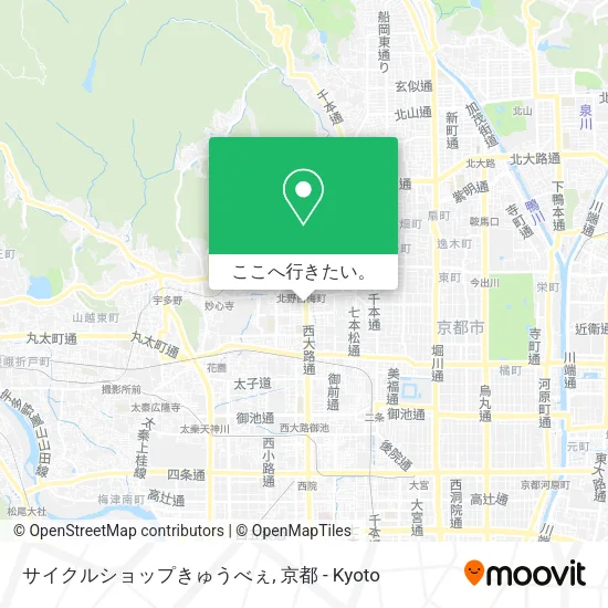 サイクルショップきゅうべぇ地図