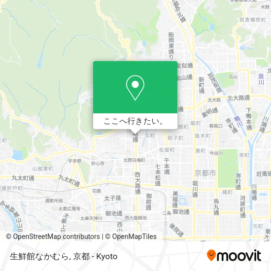 生鮮館なかむら地図
