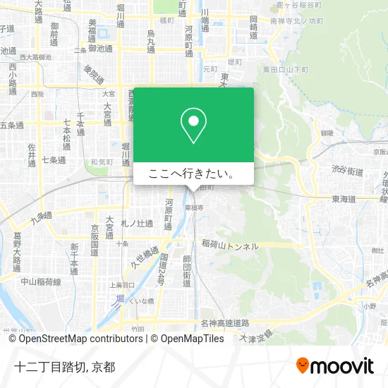 十二丁目踏切地図