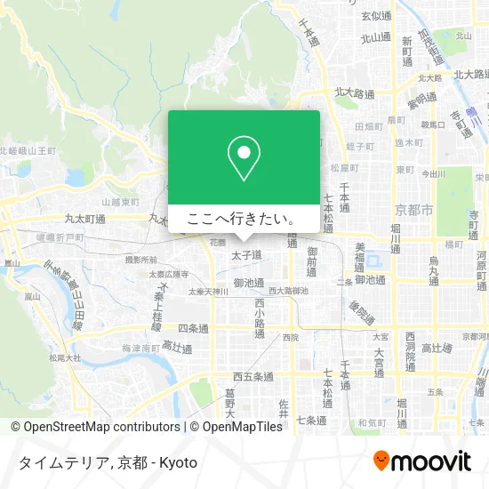 タイムテリア地図