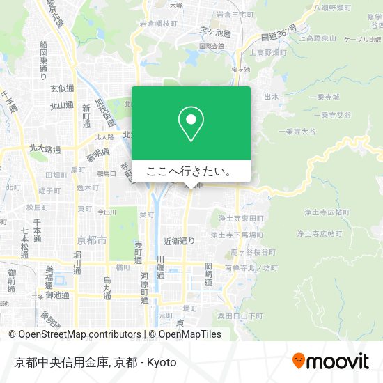 京都中央信用金庫地図