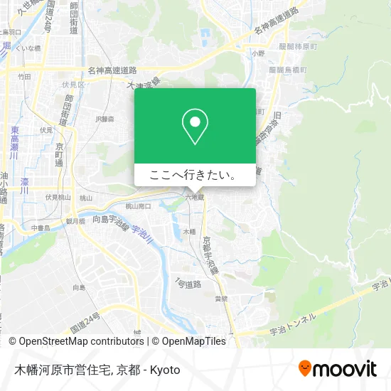 木幡河原市営住宅地図