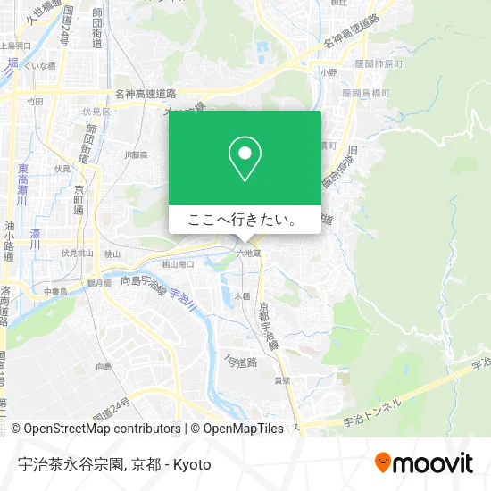 宇治茶永谷宗園地図