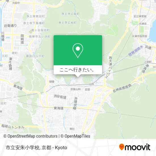 市立安朱小学校地図