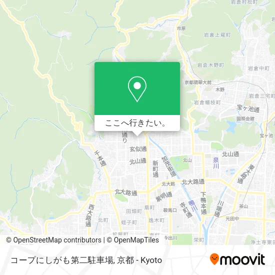 コープにしがも第二駐車場地図