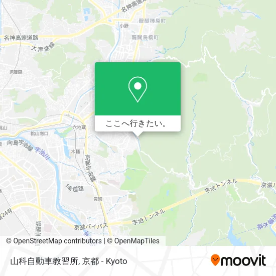 山科自動車教習所地図