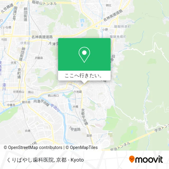 くりばやし歯科医院地図