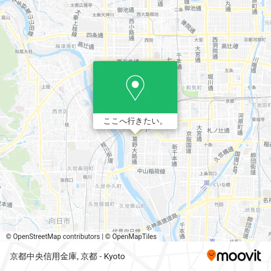 京都中央信用金庫地図