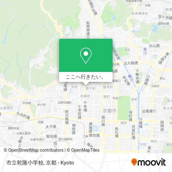 市立乾隆小学校地図