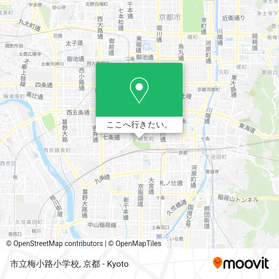 市立梅小路小学校地図