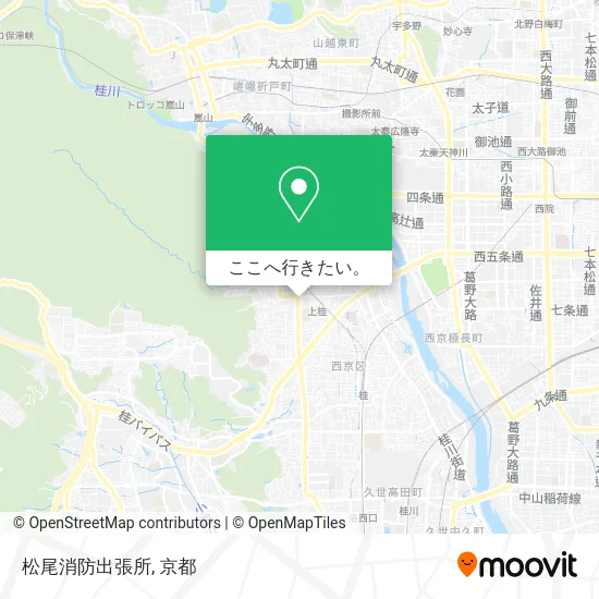 松尾消防出張所地図