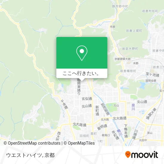 ウエストハイツ地図