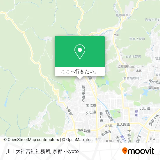 川上大神宮社社務所地図