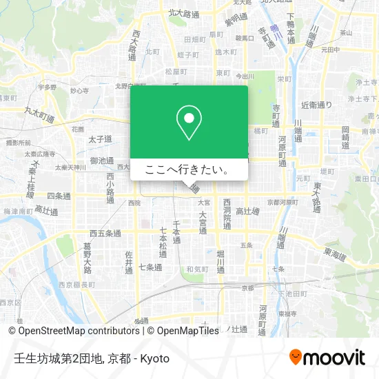 壬生坊城第2団地地図