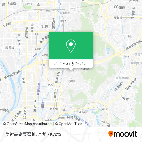 美術基礎実習棟地図