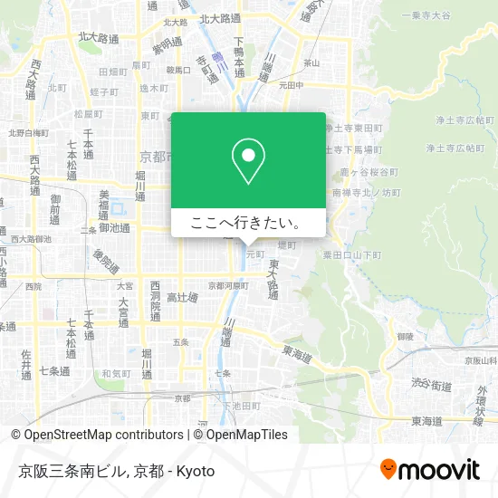 京阪三条南ビル地図