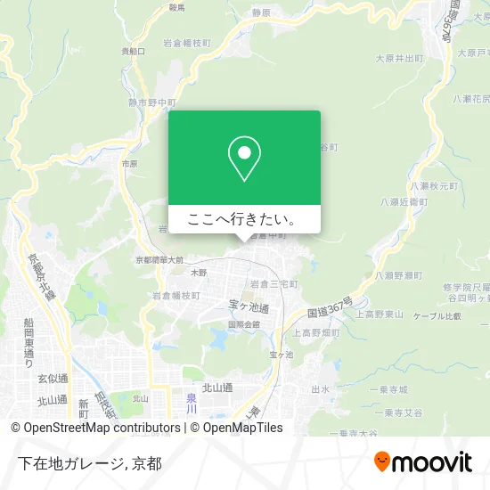 下在地ガレージ地図