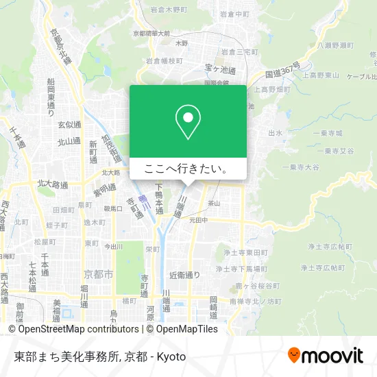 東部まち美化事務所地図