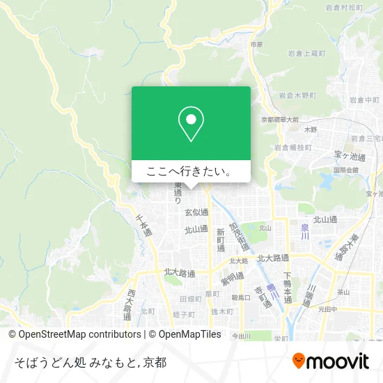 そばうどん処 みなもと地図