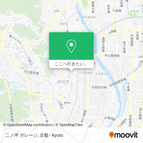 二ノ坪 ガレージ地図