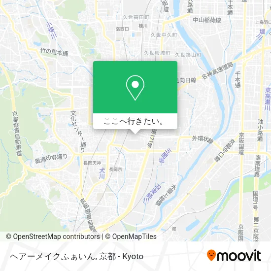 ヘアーメイクふぁいん地図