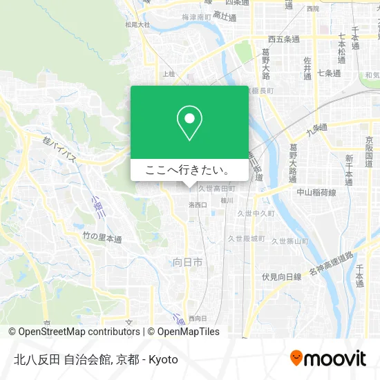北八反田 自治会館地図