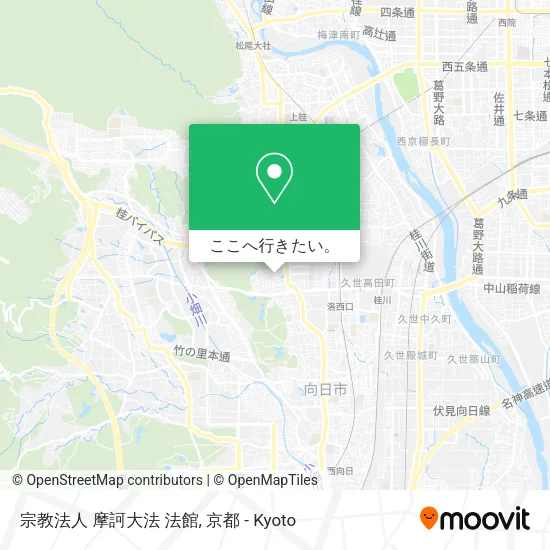 宗教法人 摩訶大法 法館地図