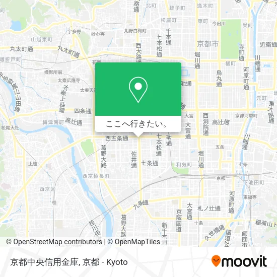 京都中央信用金庫地図