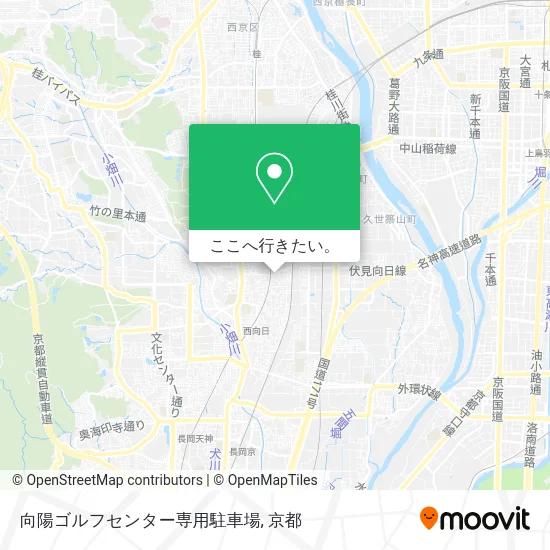 向陽ゴルフセンター専用駐車場地図