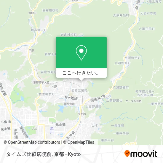 タイムズ比叡病院前地図