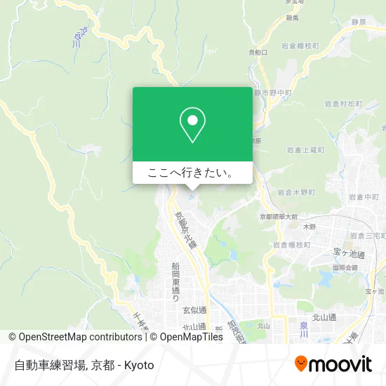 自動車練習場地図