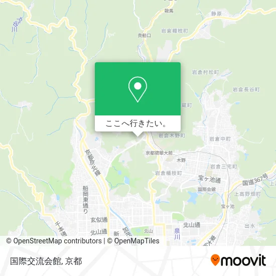 国際交流会館地図