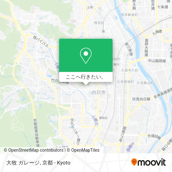 大牧 ガレージ地図