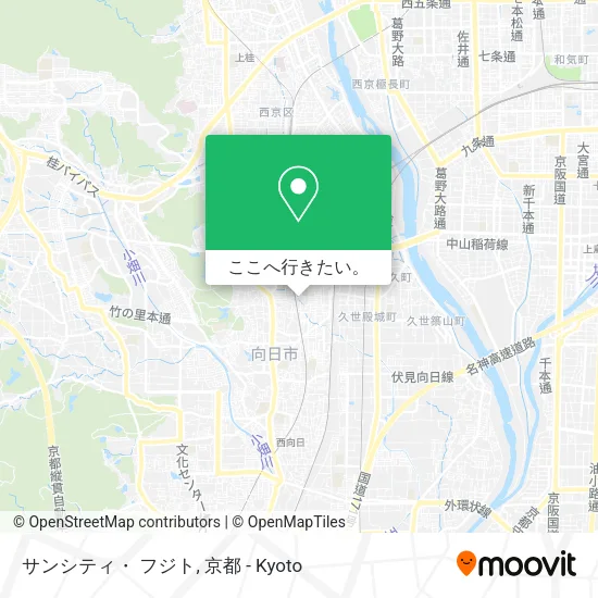 サンシティ・ フジト地図