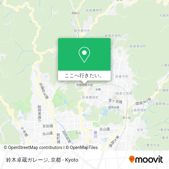 鈴木卓蔵ガレージ地図