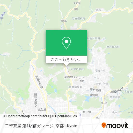 二軒茶屋 第1駅前ガレージ地図