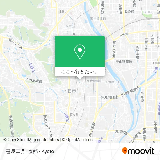 笹屋華月地図