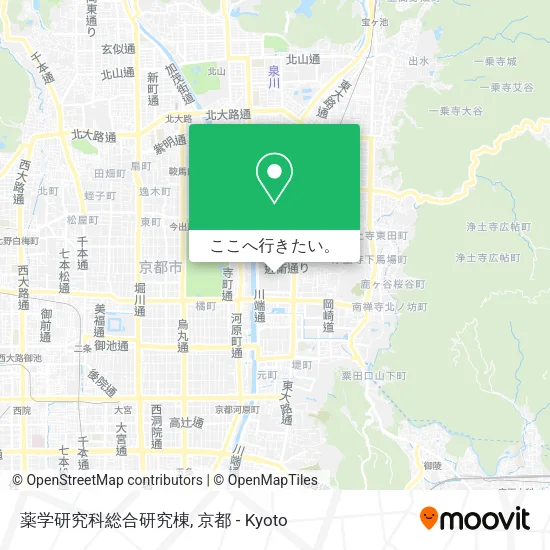 薬学研究科総合研究棟地図