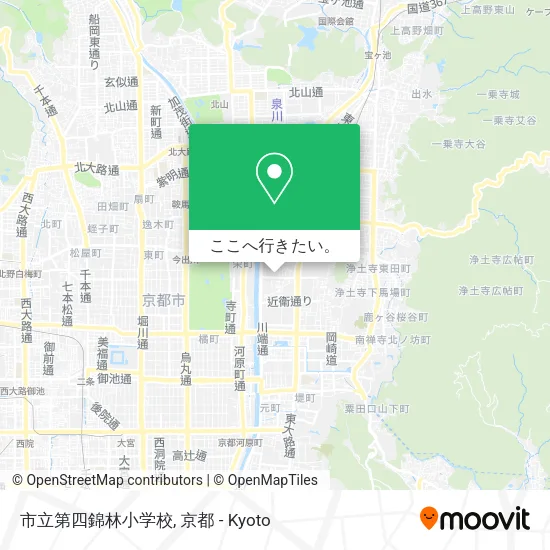 市立第四錦林小学校地図